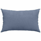 Cuscini da Divano 2 pcs Blu 50 x 30 cm Tessuto in Cords