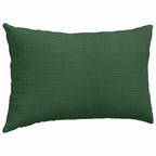 Cuscini da Divano 2 pcs Verde Scuro 50 x 30 cm Tessuto in Cords