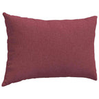 Cuscini da Divano 2 pcs Rosso Vino 60 x 40 cm Tessuto