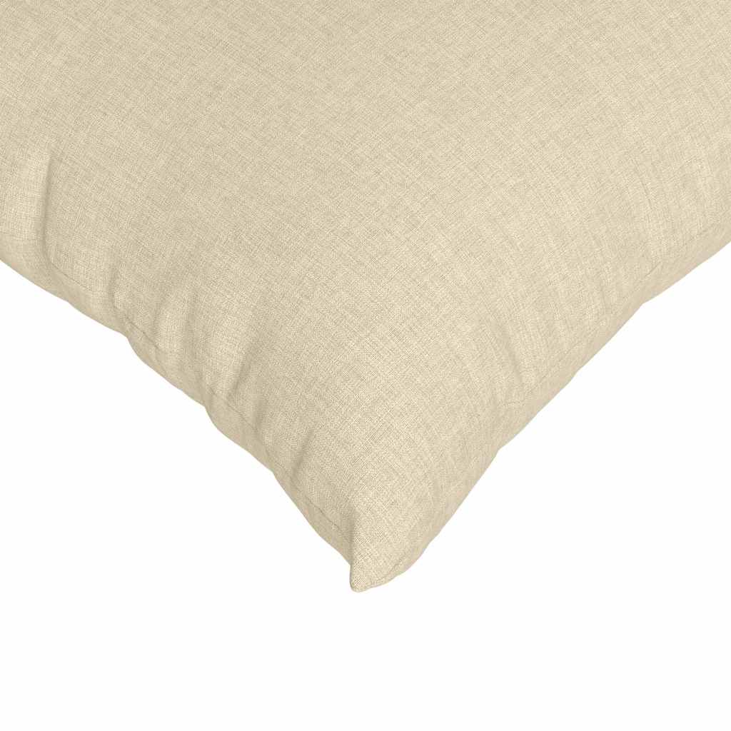 Cuscini da Divano 2 pcs Crema 60 x 40 cm Tessuto