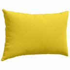 Cuscini da Divano 2 pcs Giallo Chiaro 60 x 40 cm Tessuto