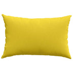 Cuscini da Divano 2 pcs Giallo Chiaro 60 x 40 cm Tessuto