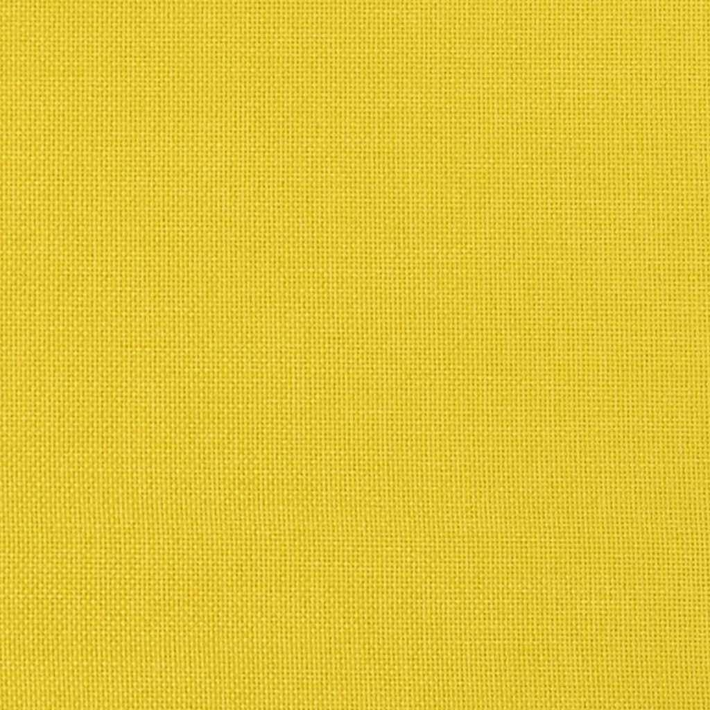 Cuscini da Divano 2 pcs Giallo Chiaro 60 x 40 cm Tessuto