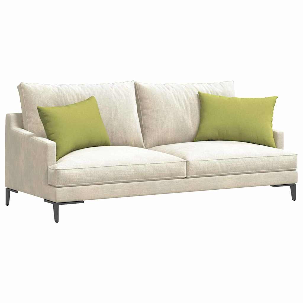 Cuscini da Divano 2 pcs Verde chiaro 60 x 40 cm Tessuto