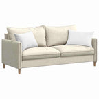 Cuscini da Divano 2 pcs Bianco 60 x 40 cm Tessuto