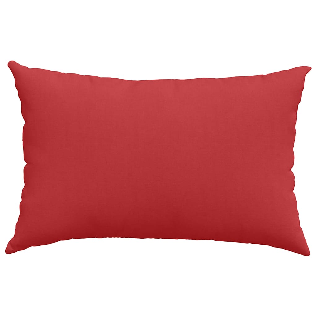 Cuscini da Divano 2 pcs Rosso 60 x 40 cm Tessuto