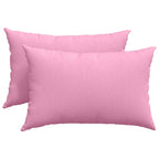 Cuscini da Divano 2 pcs Rosa 60 x 40 cm Tessuto