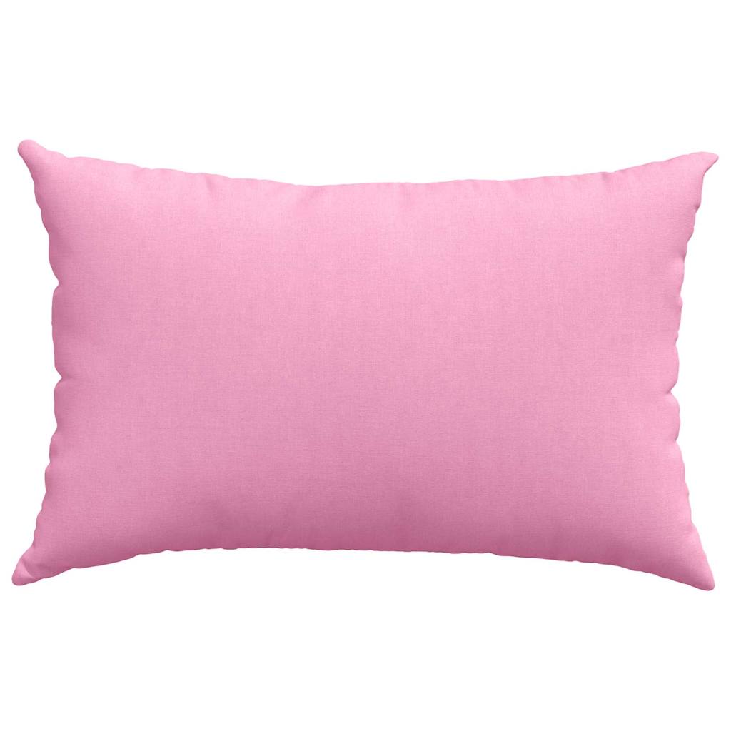 Cuscini da Divano 2 pcs Rosa 60 x 40 cm Tessuto