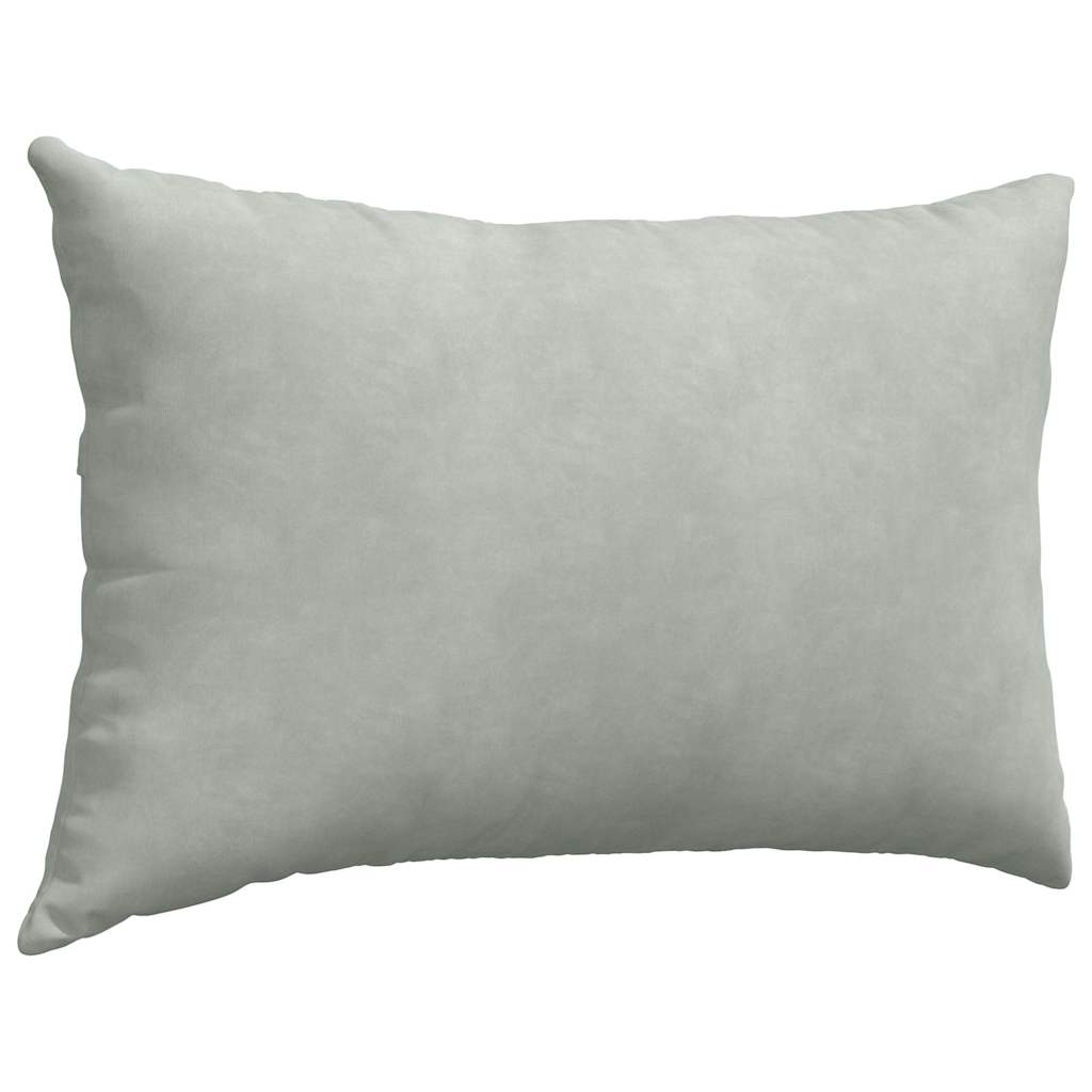 Cuscini da Divano 2 pcs Grigio chiaro 60 x 40 cm