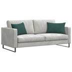 Cuscini da Divano 2 pcs Verde scuro 60 x 40 cm Tessuto in Cords