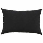 Cuscini da Divano 2 pcs Nero 60 x 40 cm Tessuto in Cords