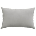 Cuscini da Divano 2 pcs Grigio chiaro 60 x 40 cm Tessuto