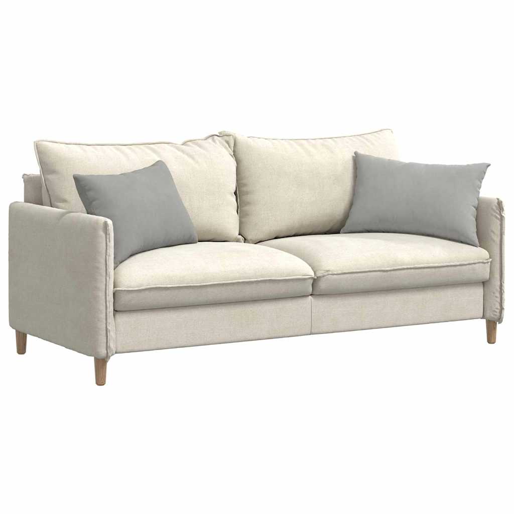 Cuscini da Divano 2 pcs Grigio chiaro 60 x 40 cm Tessuto