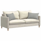 Cuscini da Divano 2 pcs Grigio chiaro 60 x 40 cm Tessuto
