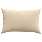 Cuscini da Divano 2 pcs Crema 60 x 40 cm Tessuto