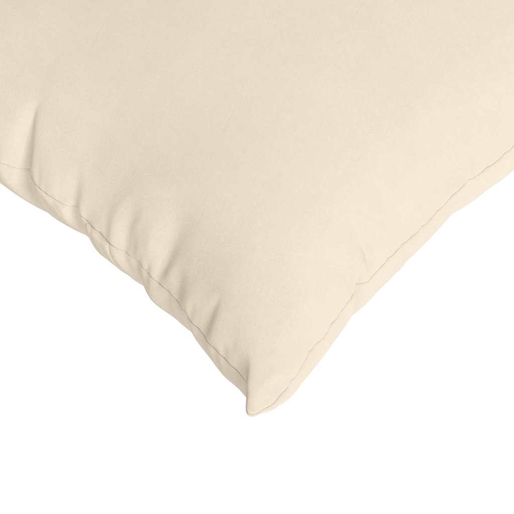 Cuscini da Divano 2 pcs Beige 60 x 40 cm Tessuto
