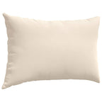 Cuscini da Divano 2 pcs Beige 60 x 40 cm Tessuto