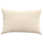 Cuscini da Divano 2 pcs Beige 60 x 40 cm Tessuto