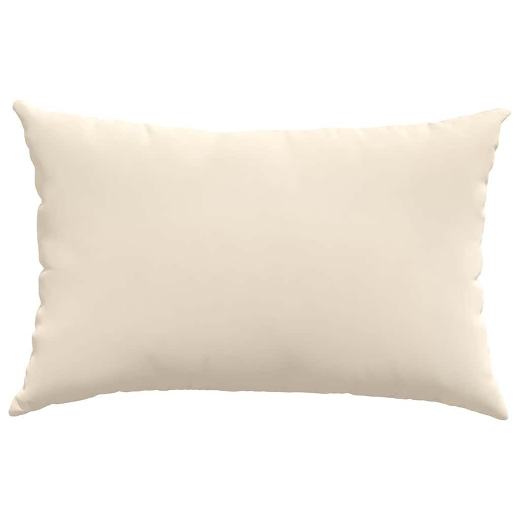 Cuscini da Divano 2 pcs Beige 60 x 40 cm Tessuto