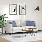 Cuscini da Divano 2 pcs Blu 60 x 40 cm Tessuto in Cords