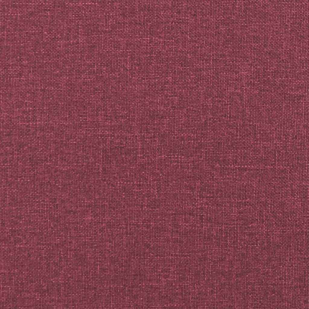 Cuscini da Divano 2 pcs Rosso Vino 80 x 40 cm Tessuto