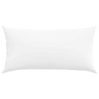 Cuscini da Divano 2 pcs Bianco 80 x 40 cm Tessuto