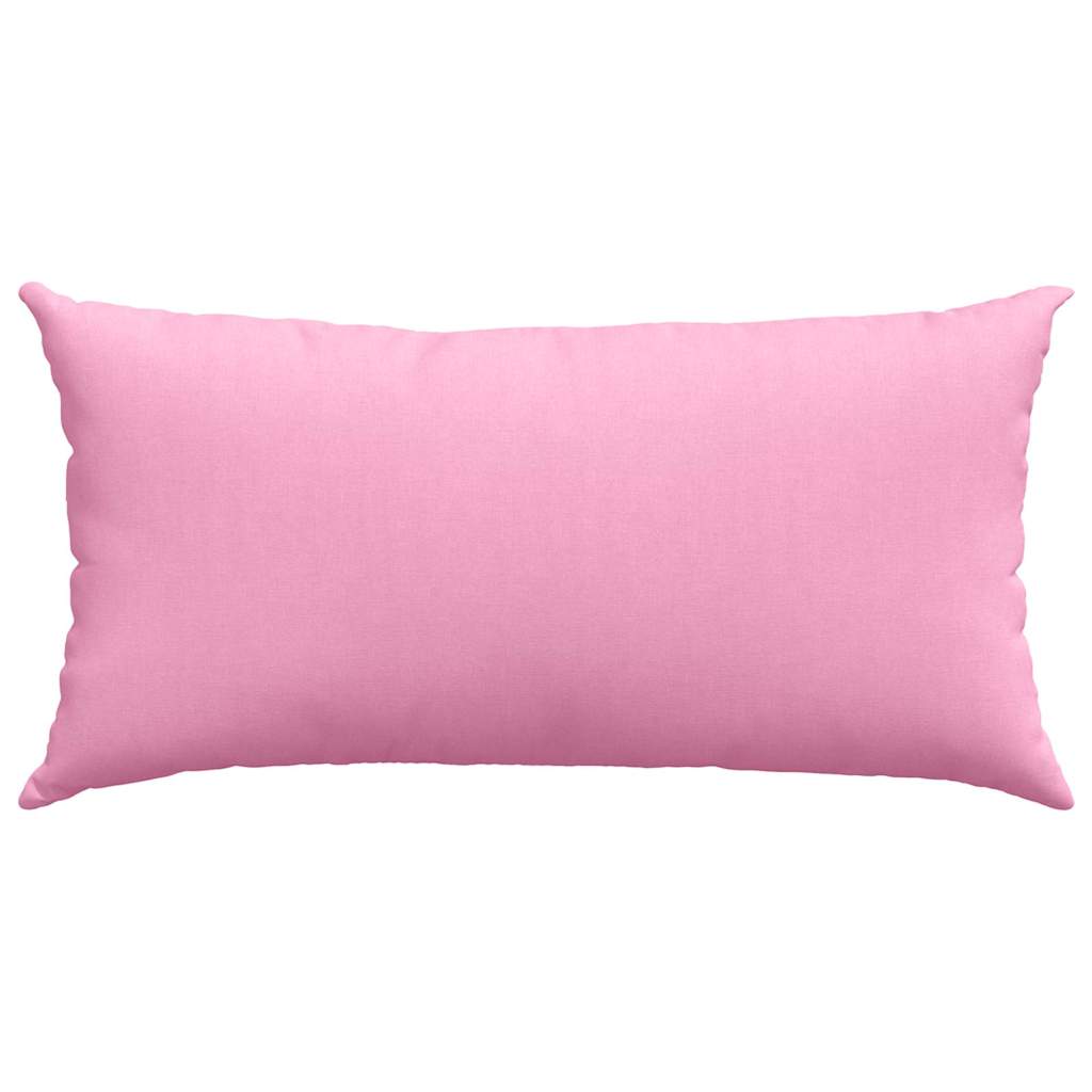 Cuscini da Divano 2 pcs Rosa 80 x 40 cm Tessuto