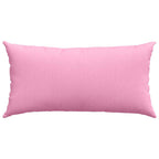 Cuscini da Divano 2 pcs Rosa 80 x 40 cm Tessuto
