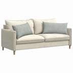 Cuscini da Divano 2 pcs Grigio chiaro 80 x 40 cm