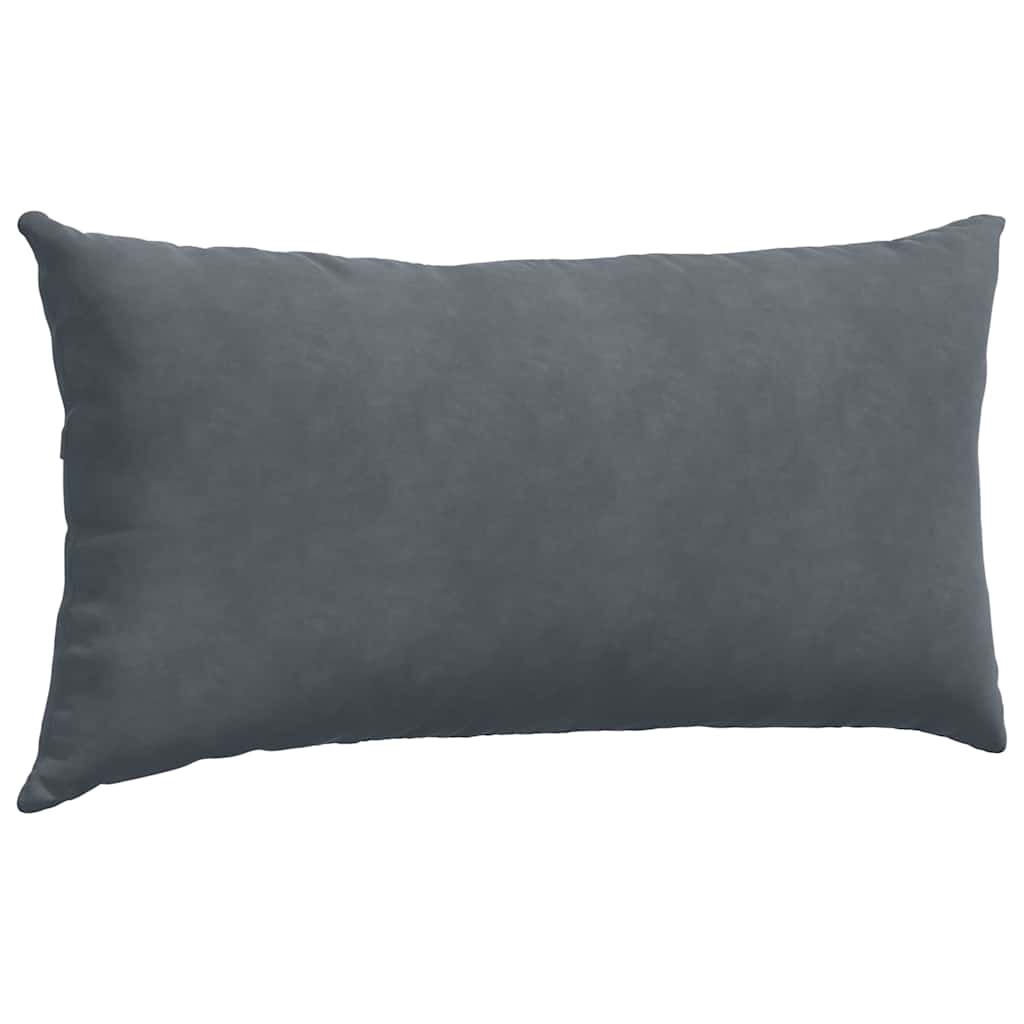 Cuscini da Divano 2 pcs Grigio scuro 80 x 40 cm
