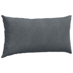 Cuscini da Divano 2 pcs Grigio scuro 80 x 40 cm
