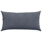Cuscini da Divano 2 pcs Grigio scuro 80 x 40 cm