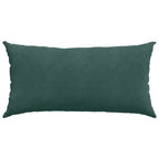 Cuscini da Divano 2 pcs Verde Scuro 80 x 40 cm Tessuto in Cords