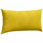 Cuscini da Divano 2 pcs Giallo 80 x 40 cm Tessuto in Cords