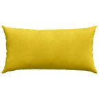 Cuscini da Divano 2 pcs Giallo 80 x 40 cm Tessuto in Cords