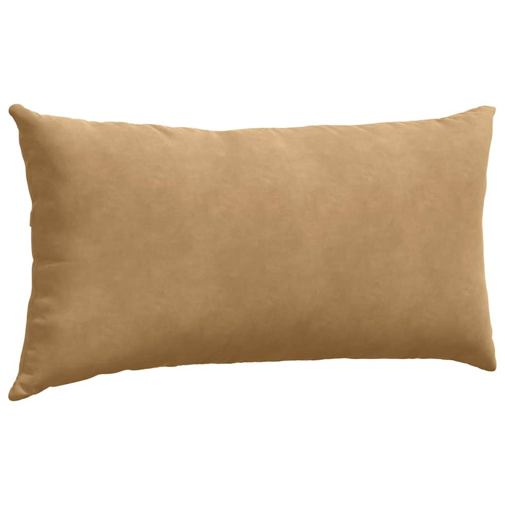 Cuscini da Divano 2 pcs Marrone 80 x 40 cm Tessuto in Cords