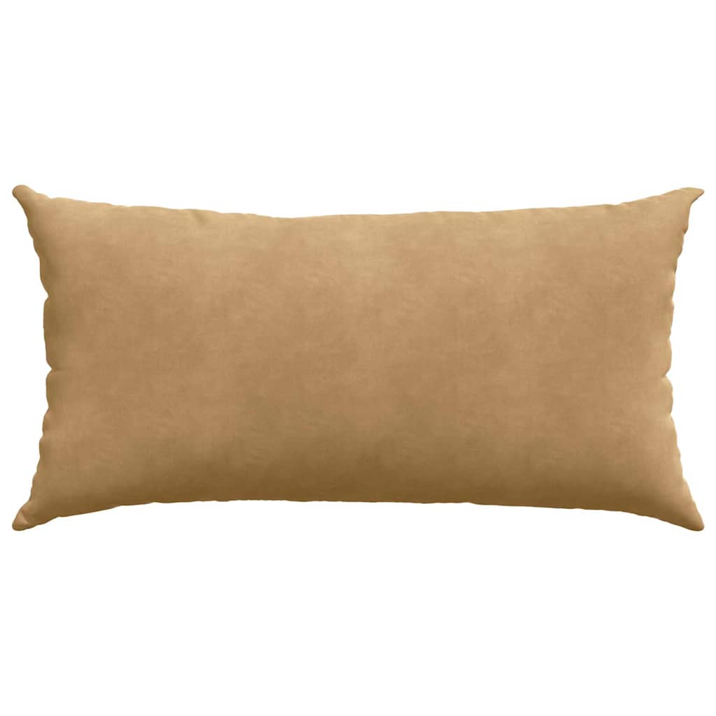 Cuscini da Divano 2 pcs Marrone 80 x 40 cm Tessuto in Cords