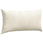 Cuscini da Divano 2 pcs Crema 80 x 40 cm Tessuto in Cords