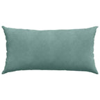 Cuscini da Divano 2 pcs Verde Mare 80 x 40 cm Tessuto in Cords