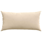 Cuscini da Divano 2 pcs Crema 80 x 40 cm Tessuto