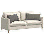 Cuscini da Divano 2 pcs Grigio chiaro 80 x 40 cm