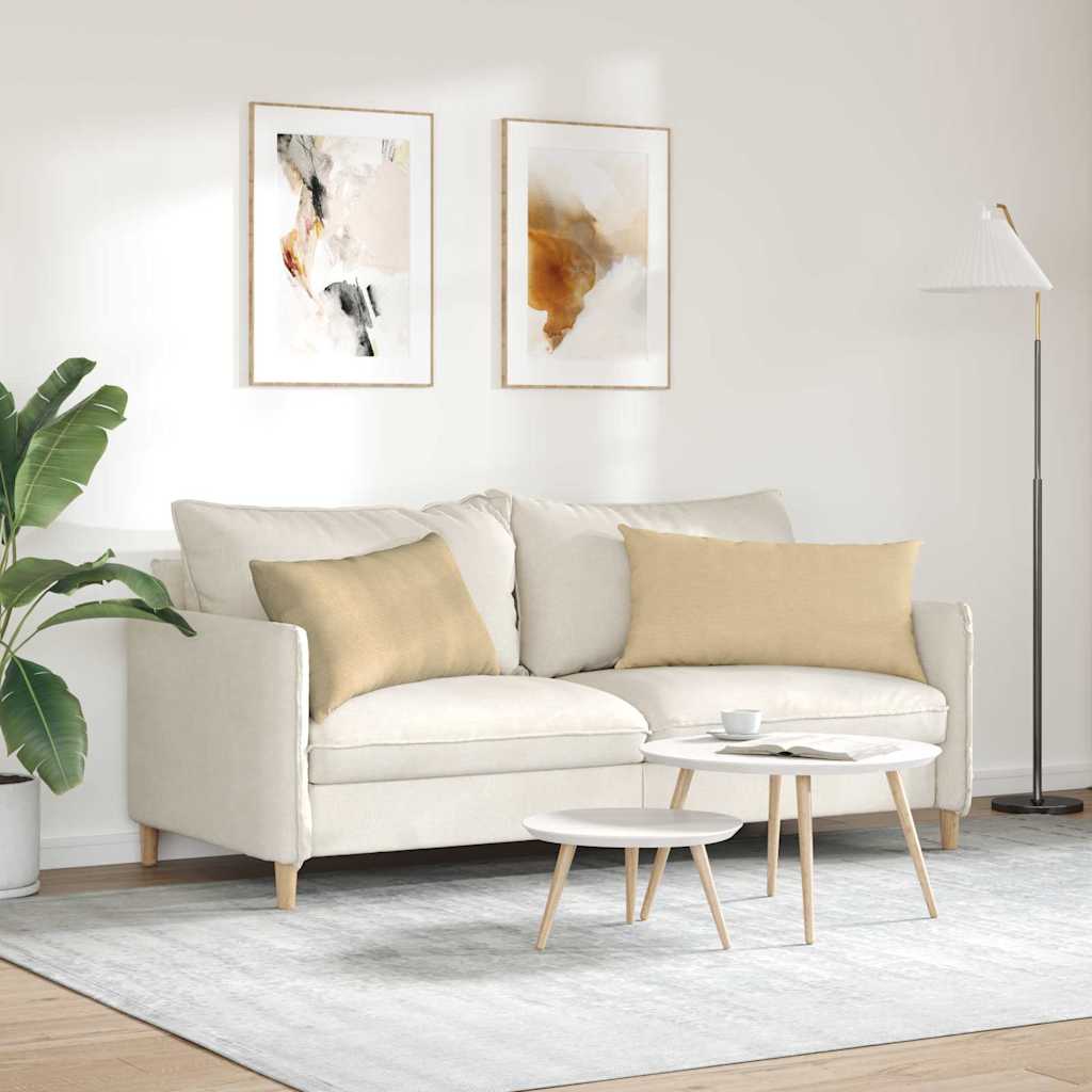 Cuscini da Divano 2 pcs Grigio Verde 80 x 40 cm