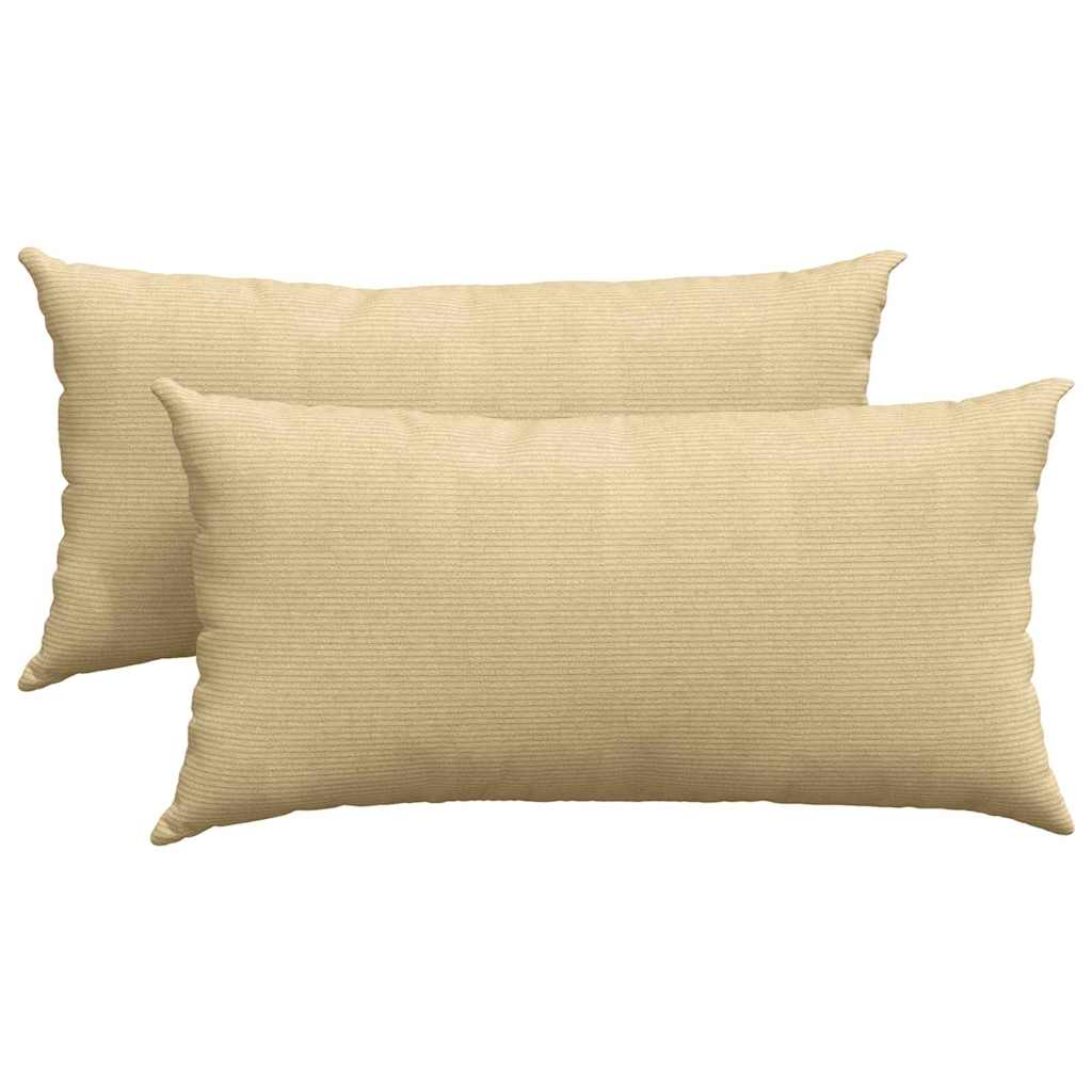 Cuscini da Divano 2 pcs Grigio Verde 80 x 40 cm