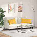 Cuscini da Divano 2 pcs Giallo Chiaro 80 x 40 cm