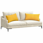 Cuscini da Divano 2 pcs Giallo Chiaro 80 x 40 cm