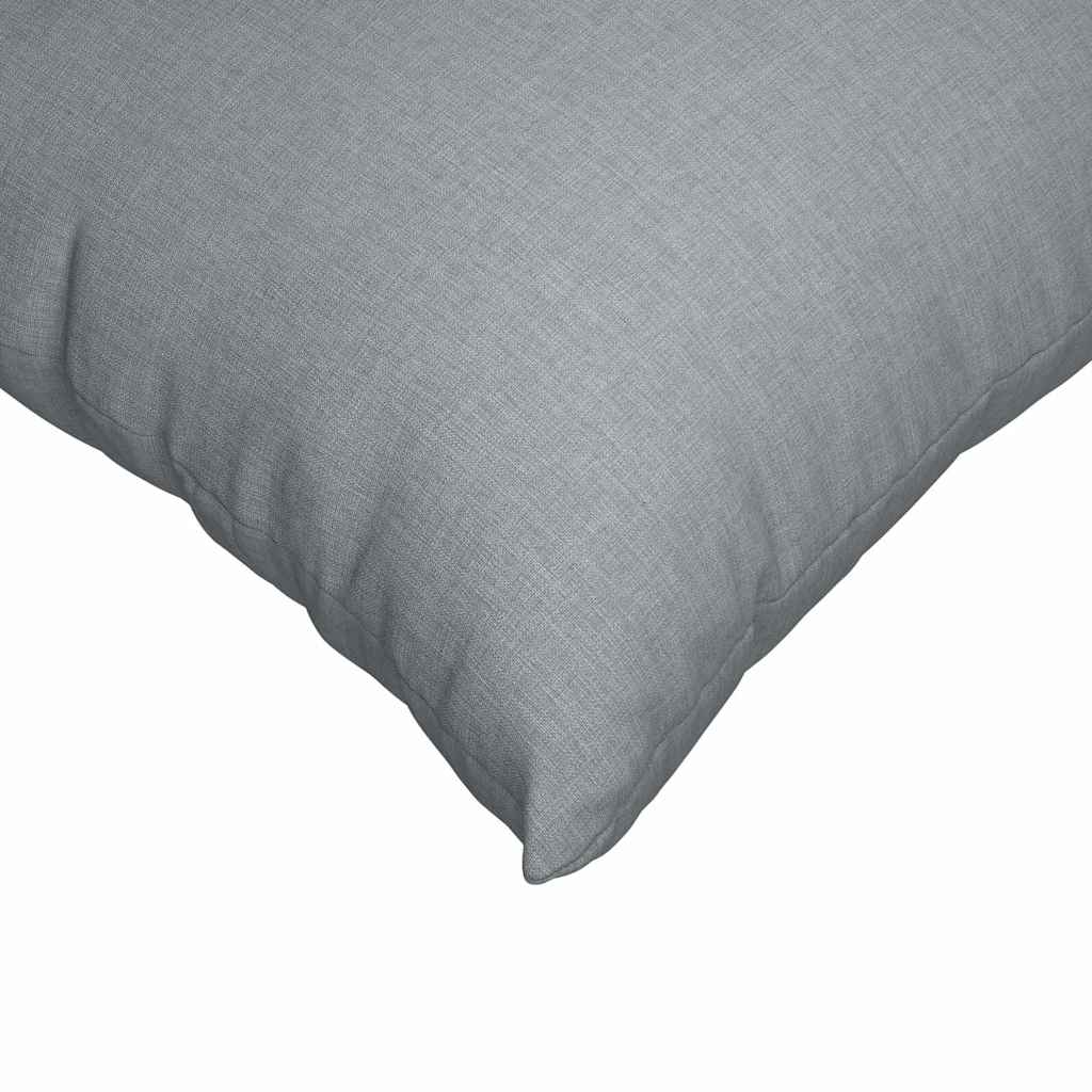 Cuscini da Divano 2 pcs Grigio chiaro 70 x 50 cm Tessuto