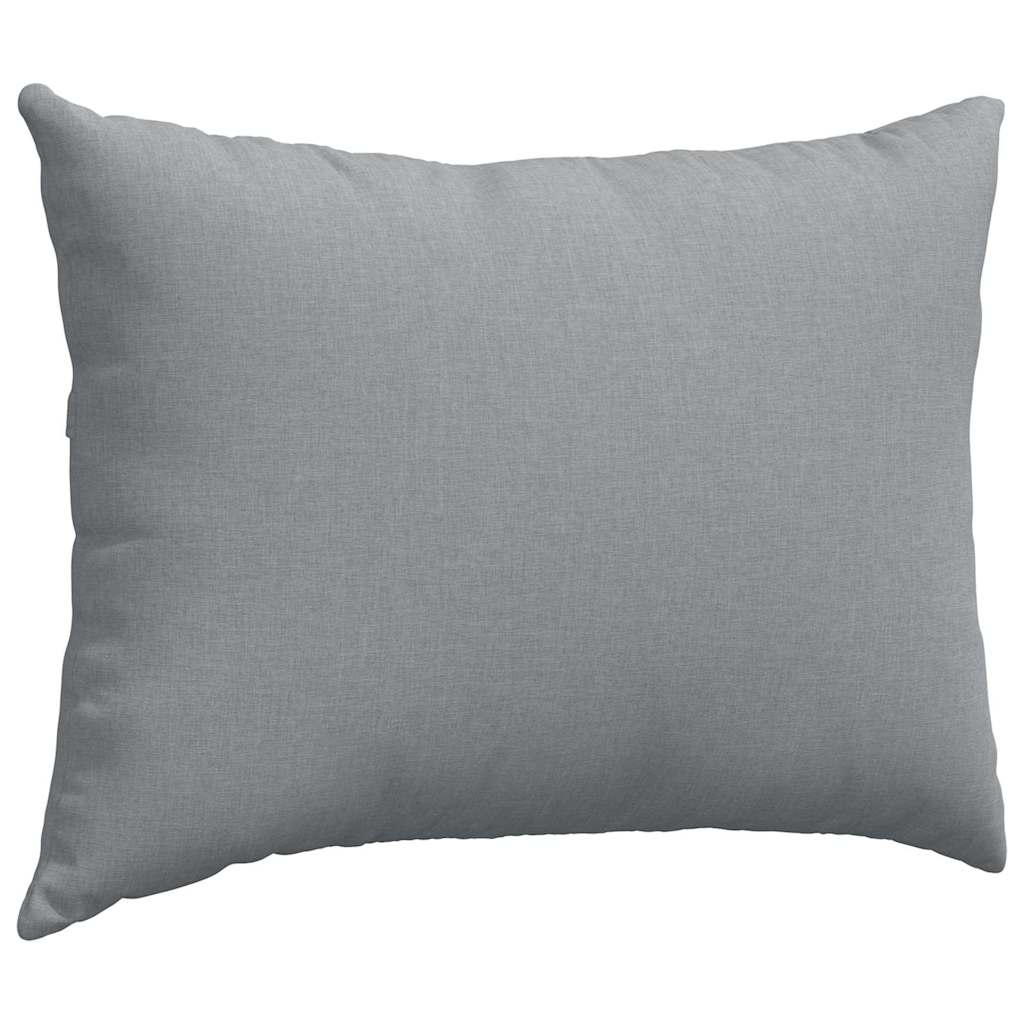 Cuscini da Divano 2 pcs Grigio chiaro 70 x 50 cm Tessuto