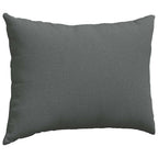 Cuscini da Divano 2 pcs Grigio scuro 70 x 50 cm Tessuto