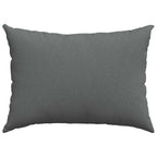 Cuscini da Divano 2 pcs Grigio scuro 70 x 50 cm Tessuto