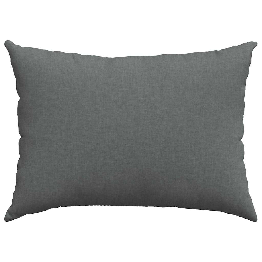 Cuscini da Divano 2 pcs Grigio scuro 70 x 50 cm Tessuto